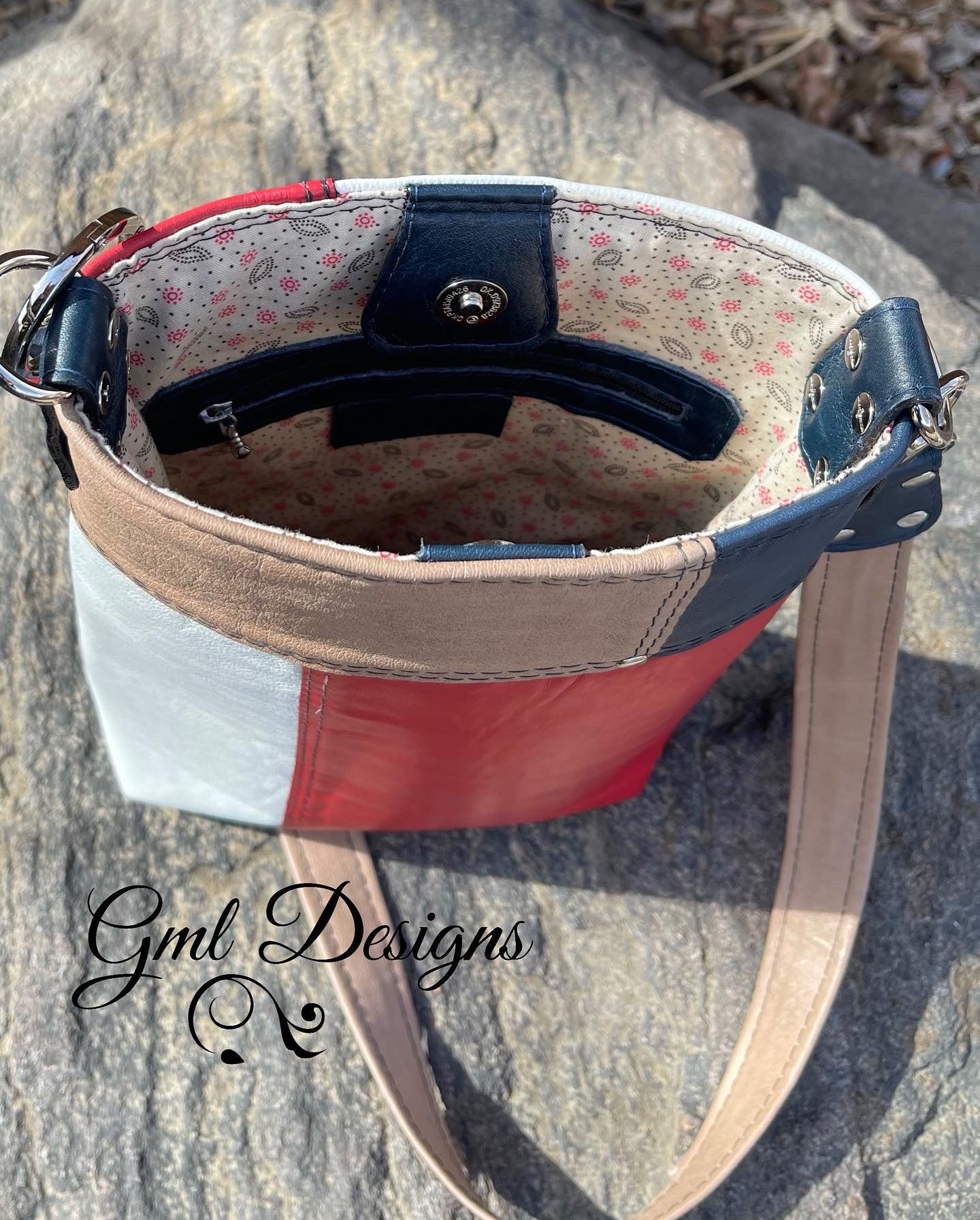 Colour Block Leather Nightingale