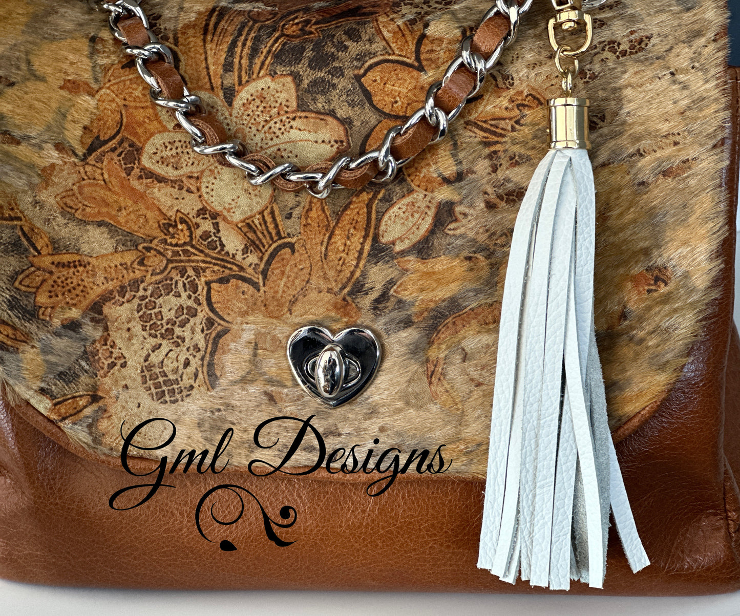 Leather Tassel - White