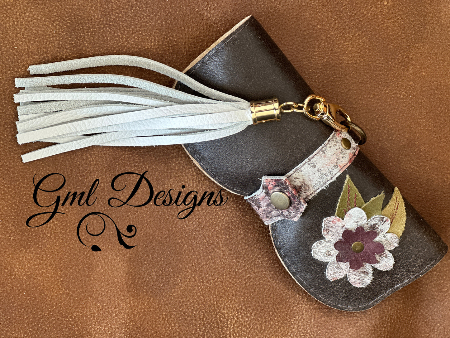 Leather Tassel - White