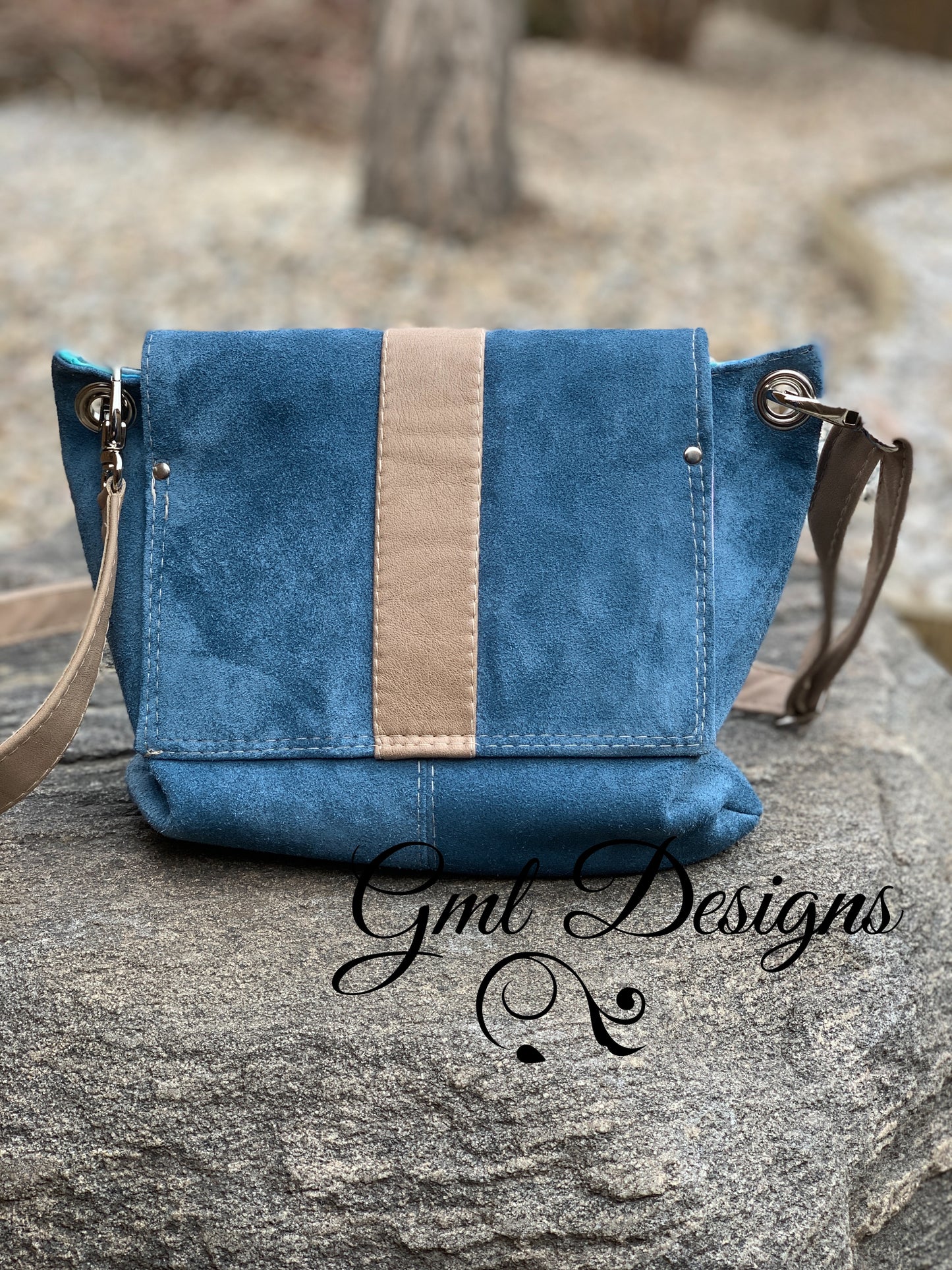 Suede Saddle Bag