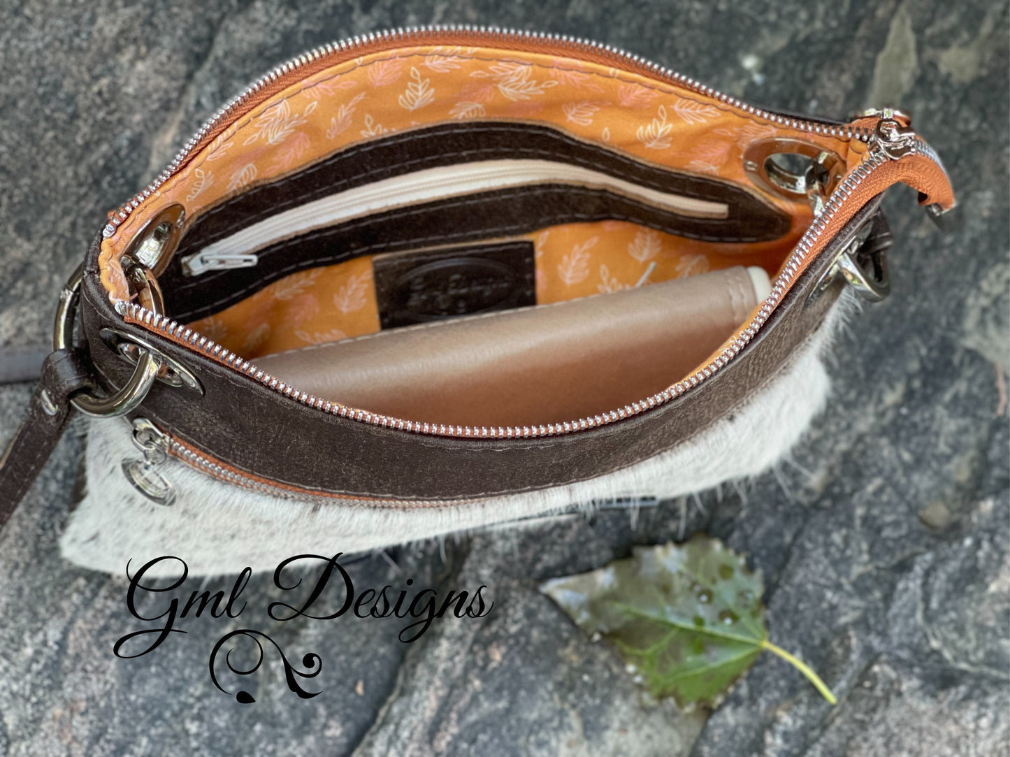 Casey Pouchette Crossbody Hair on Hide